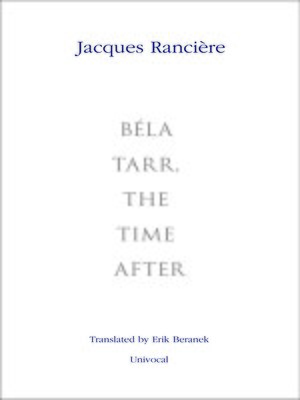 cover image of Béla Tarr, the Time After
